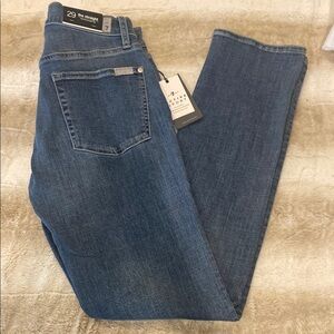 7 For All Mankind Blue Slim Straight Jeans size 29x32